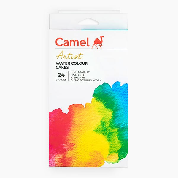 Camel Artist Water Colours 24 shades with Brush