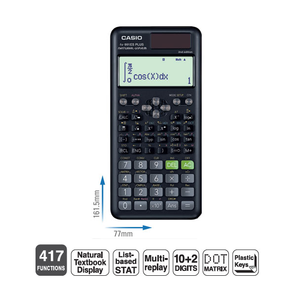 Casio Scientific Calculators fx-991ES PLUS-2nd edition