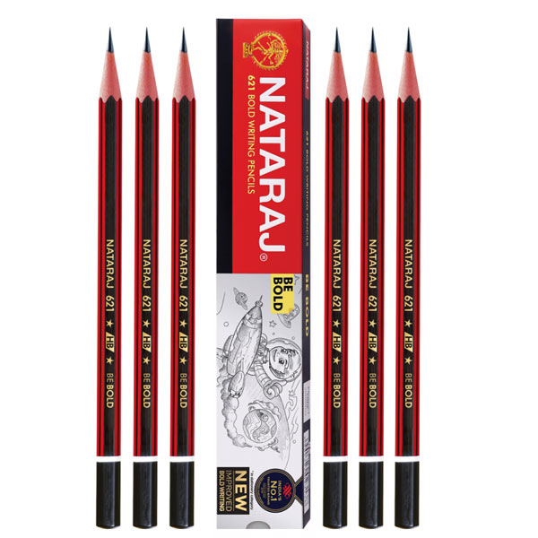 NATRAJ 621 Be Bold Pencil ,Black