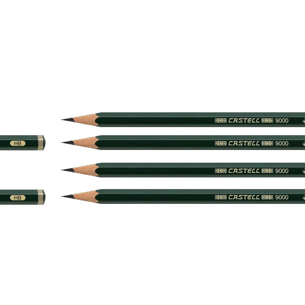 Faber Castell 9000 graphite pencils-HB