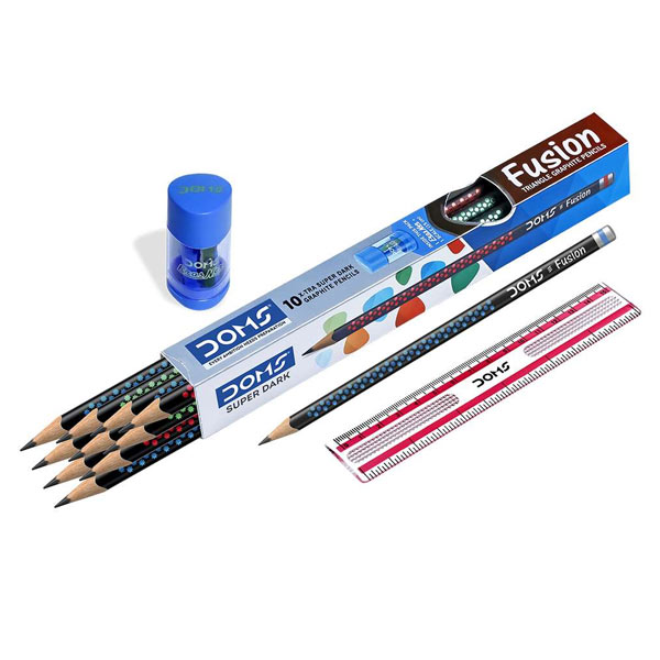 DOMS Fusion Pencil 10 Pcs Pack