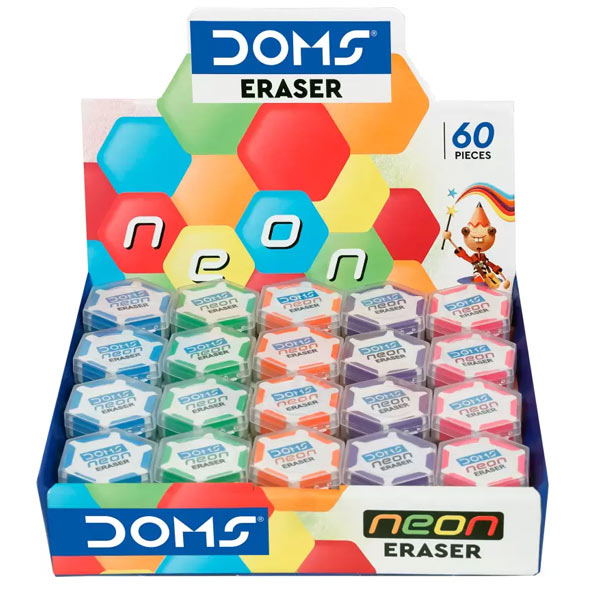 DOMS Neon Hex Eraser