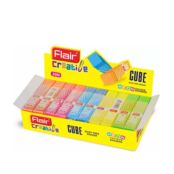 Flair Creative Cube Non-Toxic Eraser