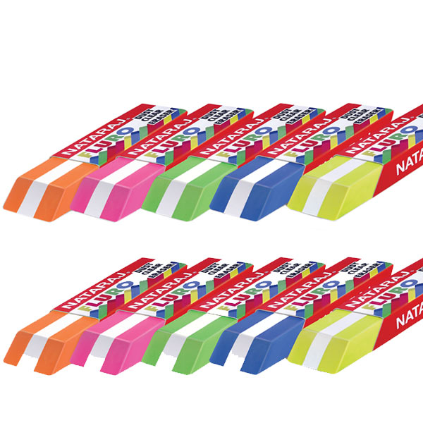 Natraj Fluro Dust Clear Eraser