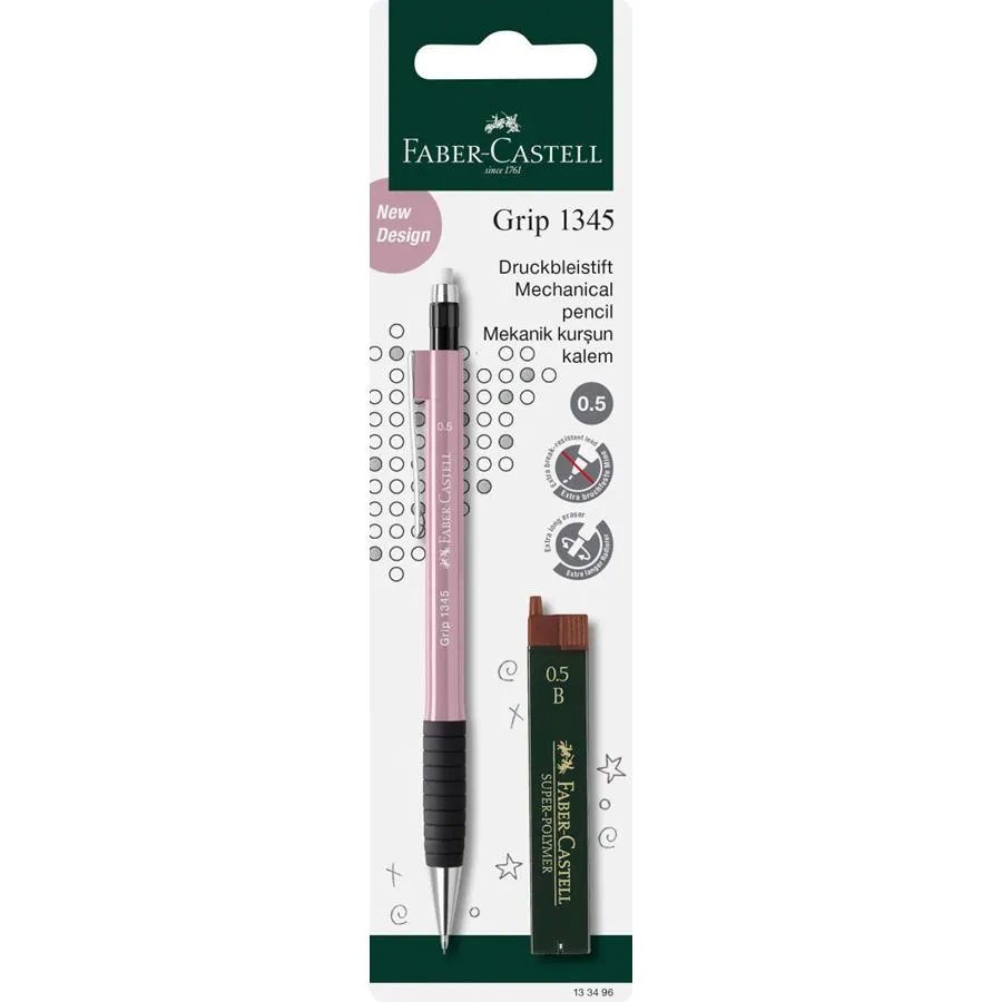 Faber-Castell Grip 1345, 0.5mm B Mechanical Pencil