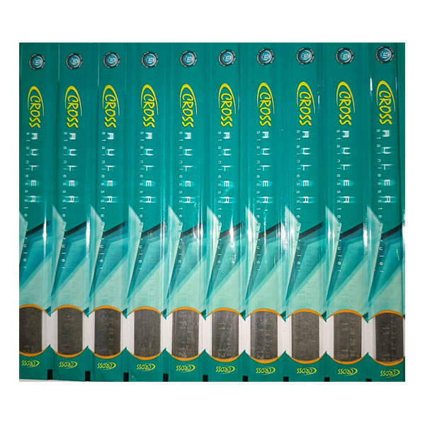 Cross Steel Rulers 30cm | Big Steel Scales