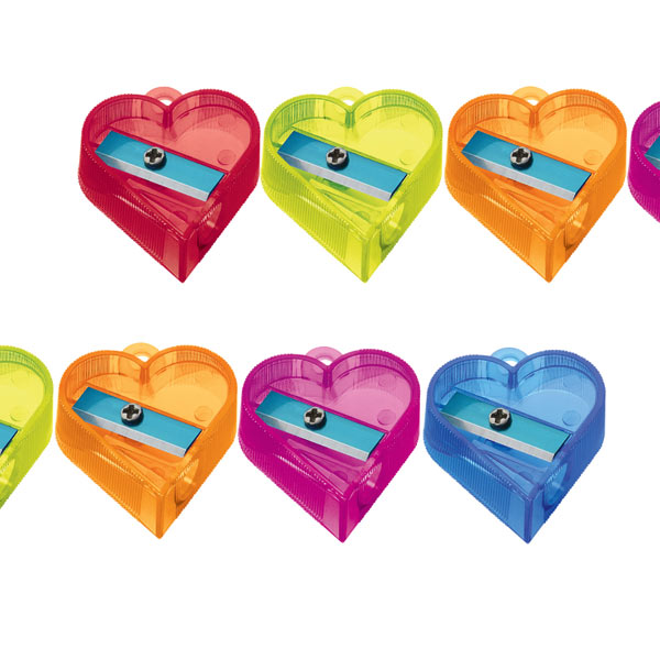 Natraj Crystal Heart Pencil Sharpner