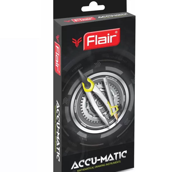 Flair Accu-Matic Geometry Box (Black)