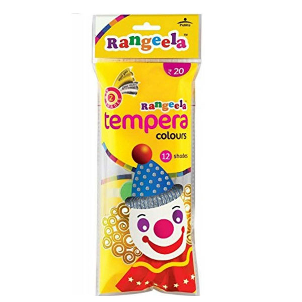 Rangeela Tempera Colours 12 Shades