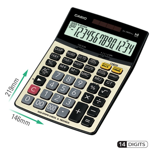 Casio Check Calculators   DJ-240D Plus(14 Digits)