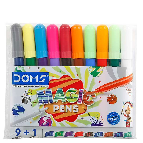 DOMS Magic Pens 10 Shades(9+1)