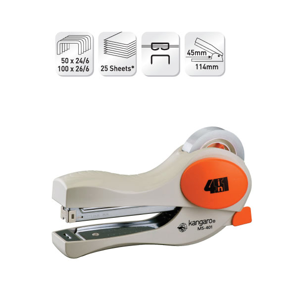 Kangaro Stapler MS-401 | 24/6 , 26/6 Pins