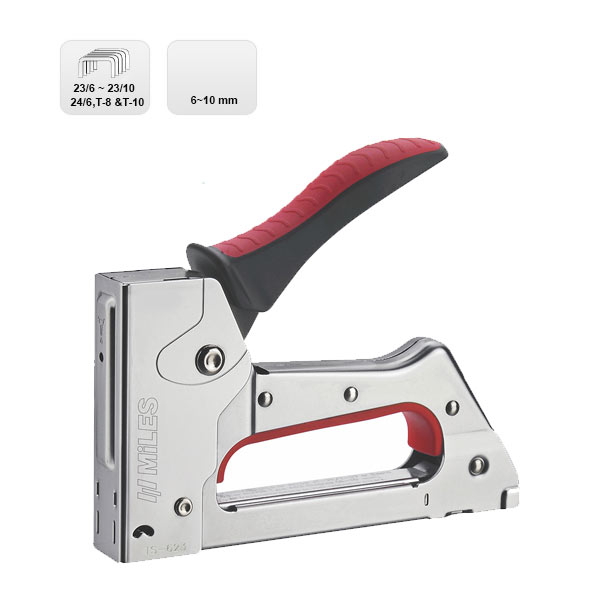 Miles TS-623 Gun Tacker, Pack of 1 Units Cordless Stapler | 23 Series, T-8, T-10