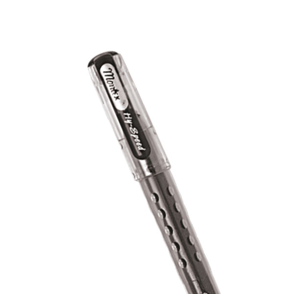 Montex Hy-Speed Glitter Gel Pen - Black