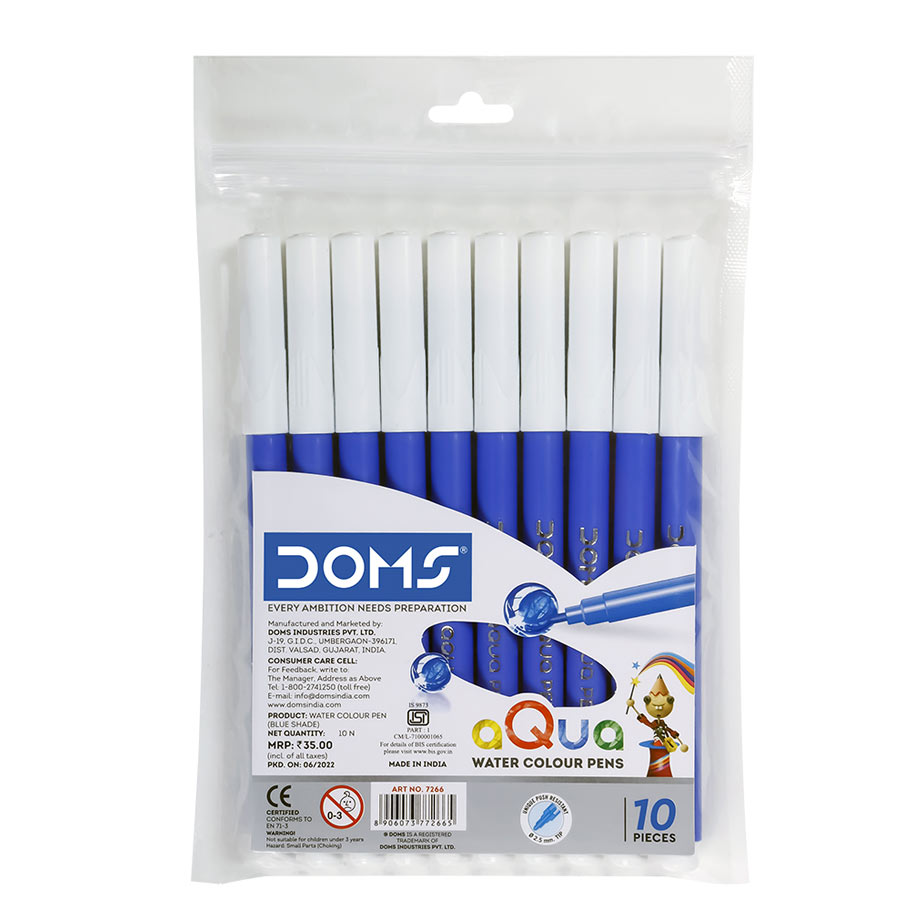 DOMS Aqua Water Colour Pen Blue