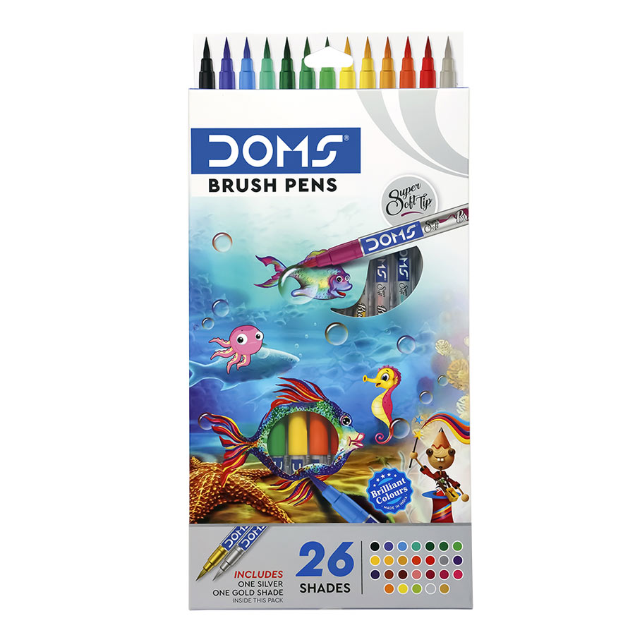 DOMS Brush Pen 26 Shades