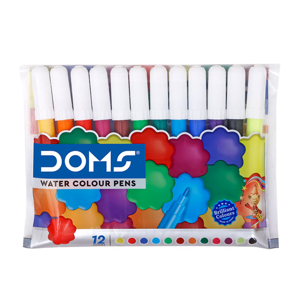 DOMS Water Colour Pen 12 Shades – Mini