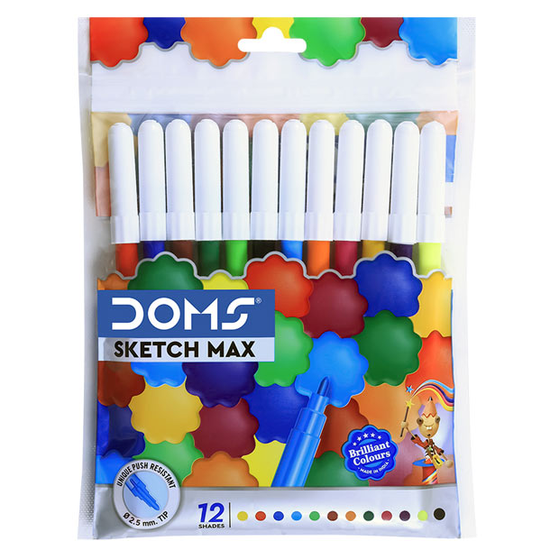 DOMS Sketch Max 12 Shades