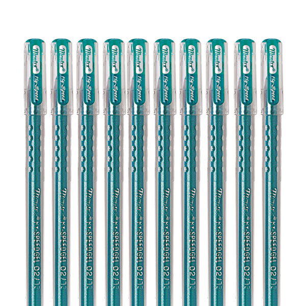 Montex Hy-Speed Glitter Gel Pen - Green