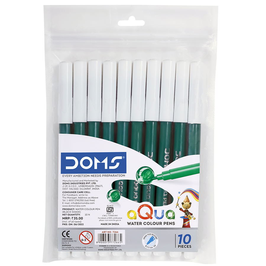DOMS Aqua Water Colour Pen Green