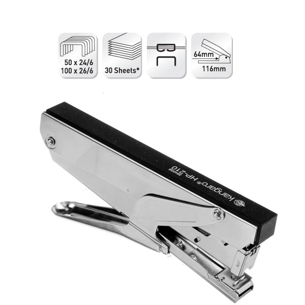Kangaro Stapler HP-210 | 24/6, 24/8, 26/6, 26/8 Pins