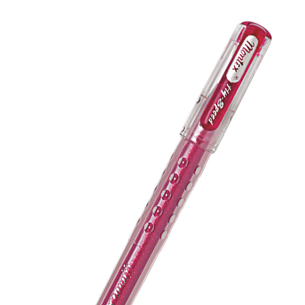 Montex Hy-Speed Glitter Gel Pen - Red