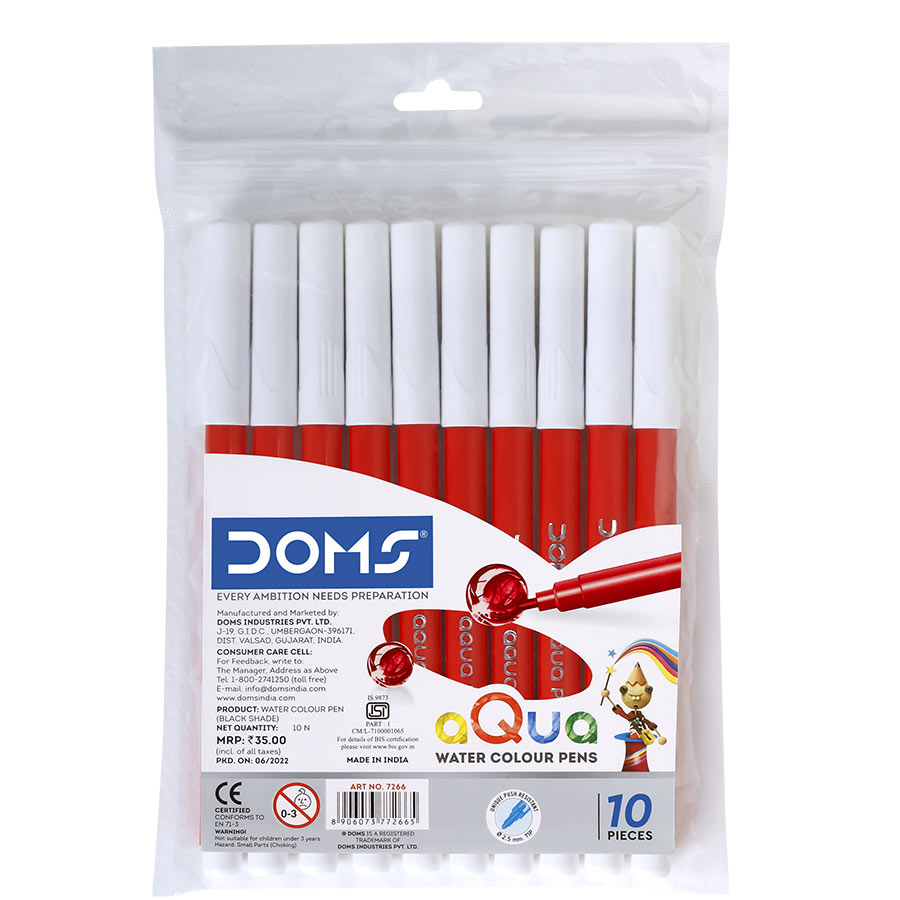 DOMS Aqua Water Colour Pen Red