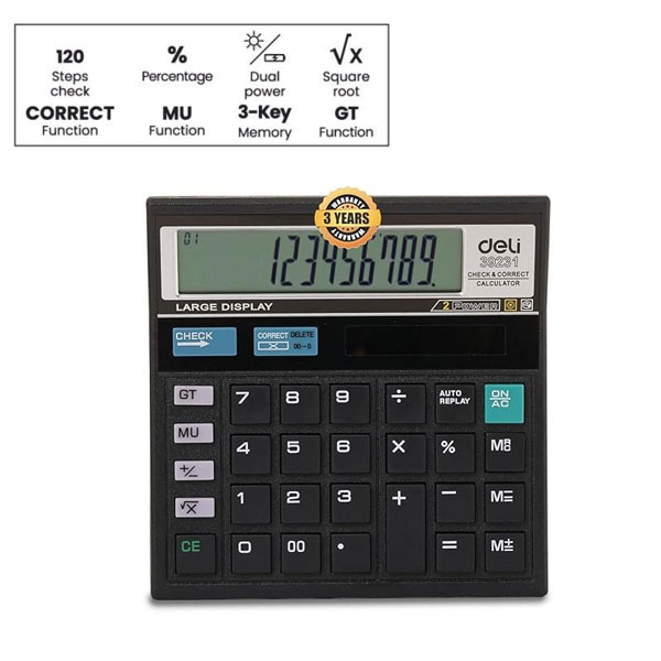 Deli Desktop GT Calculator  W339231B