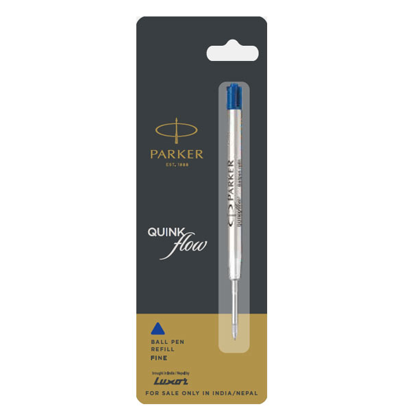 Parker Quick Flow Ball Pen Refills | Ink Color - Blue