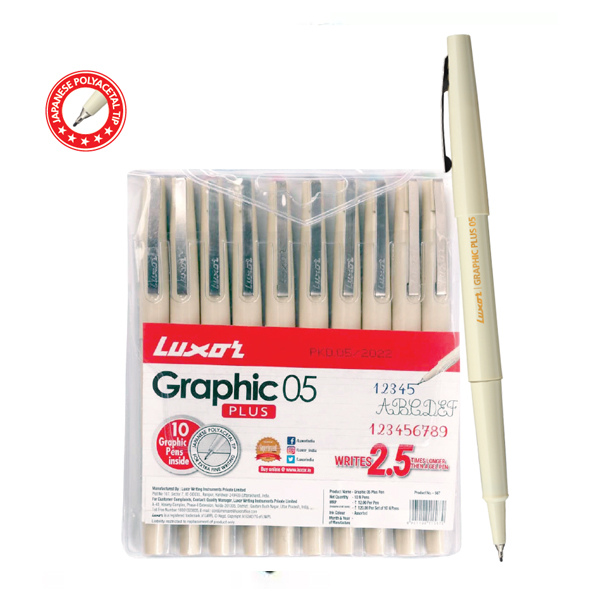 Luxor Grafic 05 Plus Pen(Assorted)